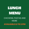 Lunch Menu