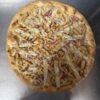 Chicken cordon blue pizza