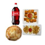 Football Combo #2 (1) Large pizza - (10) fried raviolis - Fried Calamari - 2 liter soda