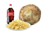 ONE LARGE CHEESE PIZZA - A PASTA DISH – 2 LITER SODA