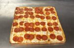 Squared Mike`s hot honey pepperoni pizza